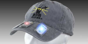BUG-STRIKE®  LIGHT BASED NATURAL INSECT REPELLING SYSTEM CAP