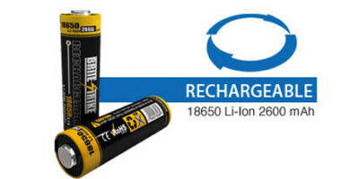 18650 LI-ION 2600 RECHARGEABLE BATTERY
